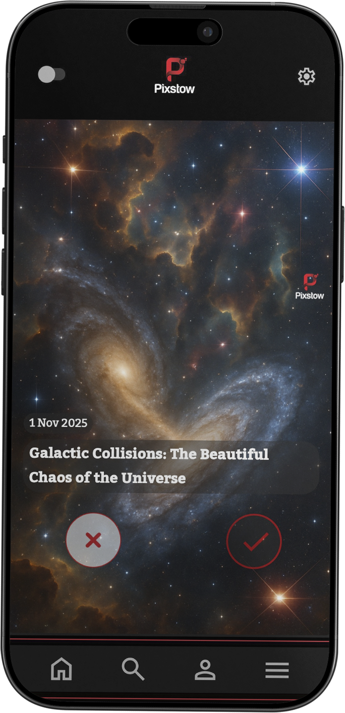 Galactic Collisions - Pixstronomy